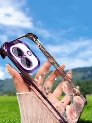 高颜值适用苹果17手机壳air气囊防摔软壳15pro带镜头膜16promax女