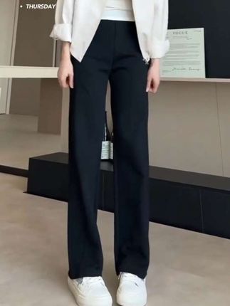 秋季显瘦百搭窄版阔腿裤#秋季新款 #显高显瘦显腿长 #百搭裤子 #梨形身材穿搭 #窄版阔腿裤 @DOU+小助手 @DOU+上热门