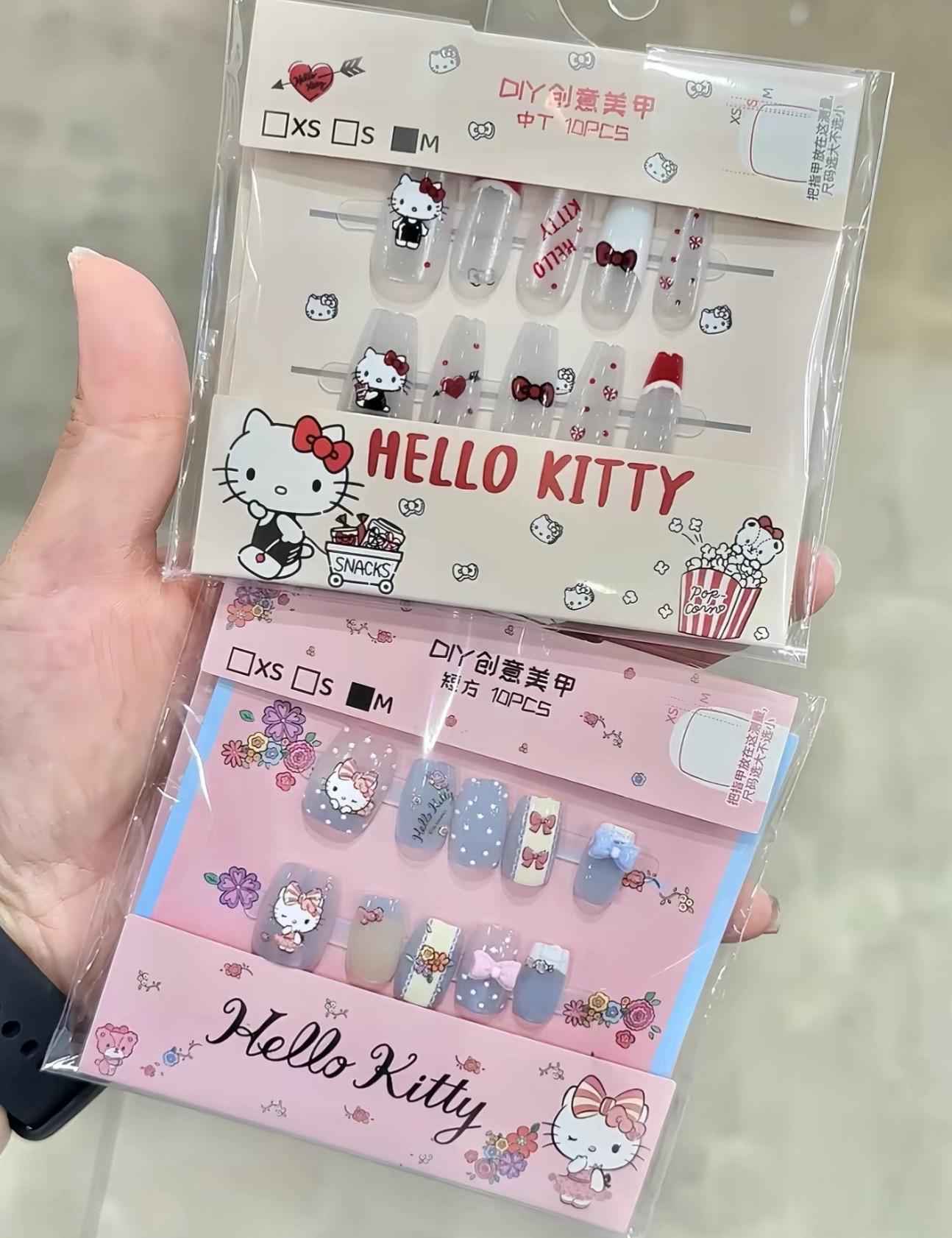 这居然不是真的美甲💅#hellokitty #美甲