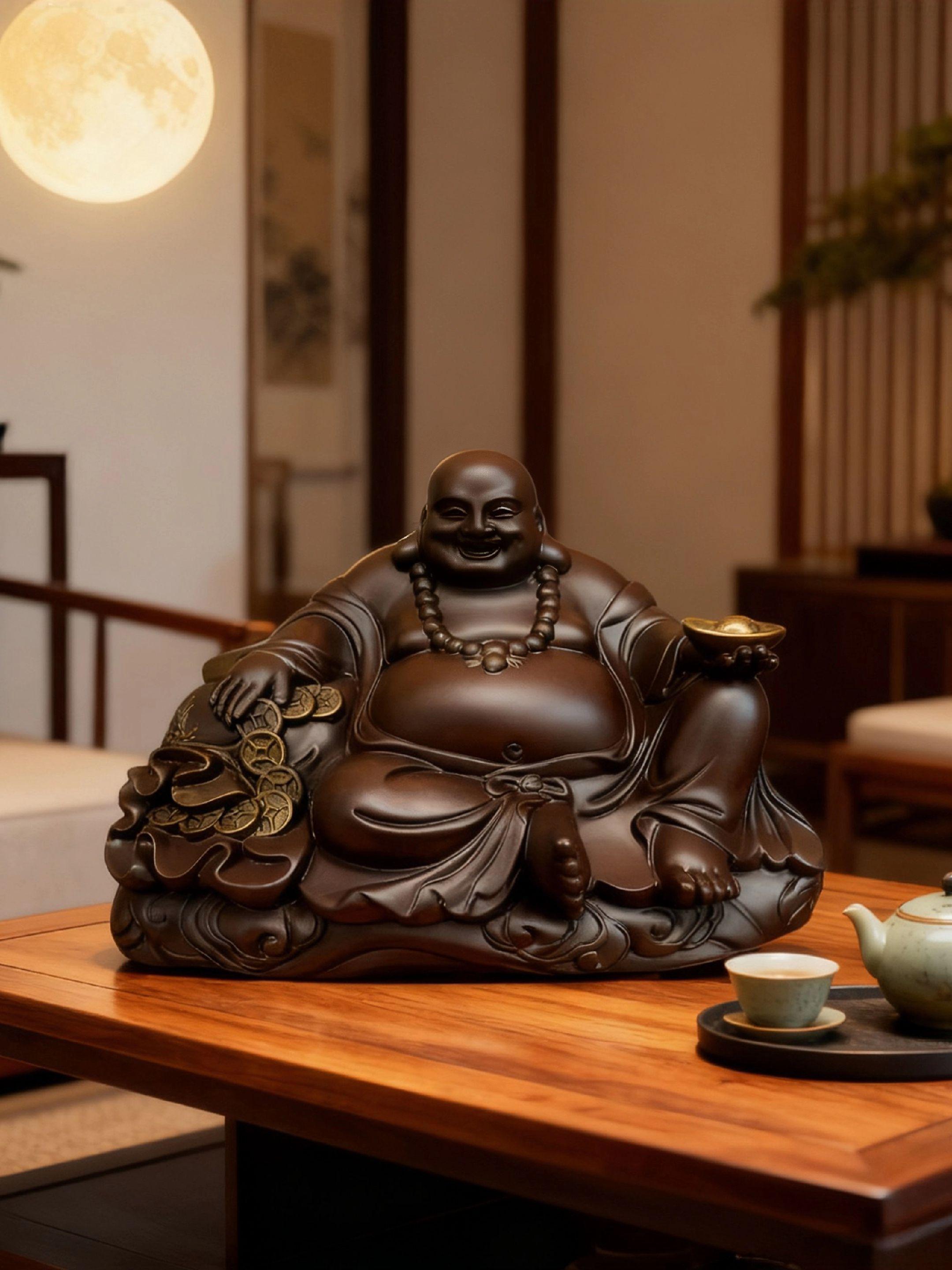 #大肚弥勒佛笑口常开 #摆件工艺品 #弥勒佛摆件 #上热搜 #抖加小助手