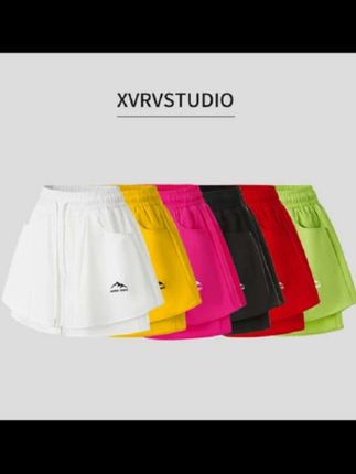 XVRV2025夏季新品薄款休闲裙裤女运动跑步健身防走光高腰显瘦#裙裤 #运动休闲 #百搭裙裤 #高腰显瘦 #运动穿搭