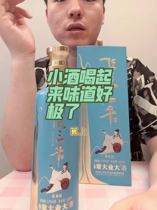 家大业大飞流三千青金诗意醇厚细腻酱香型白酒53% #家大业大 #飞流三千