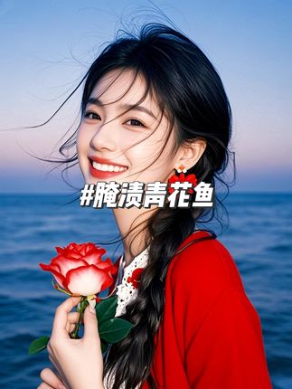 自带油脂的腌青花鱼,咸咪咪的,真心好吃#海鲜原产地