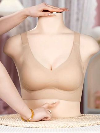 买一送一聚拢托胸文胸无痕舒适美背显瘦防下垂女士粉底液内衣#内衣#文胸#美背#粉底液内衣@DOU+上热门 #抖音热点宝