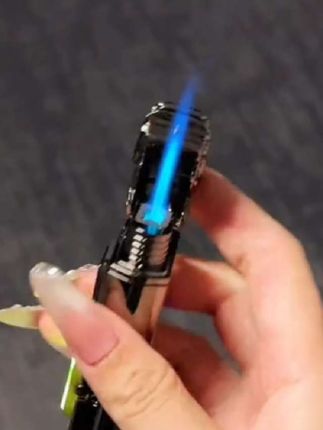 商务真表盘声控智能打火机LED灯可视化燃料仓双火焰切换新款男士#每日分享 #创意打火机 #送男友的礼物 #男神必备 #