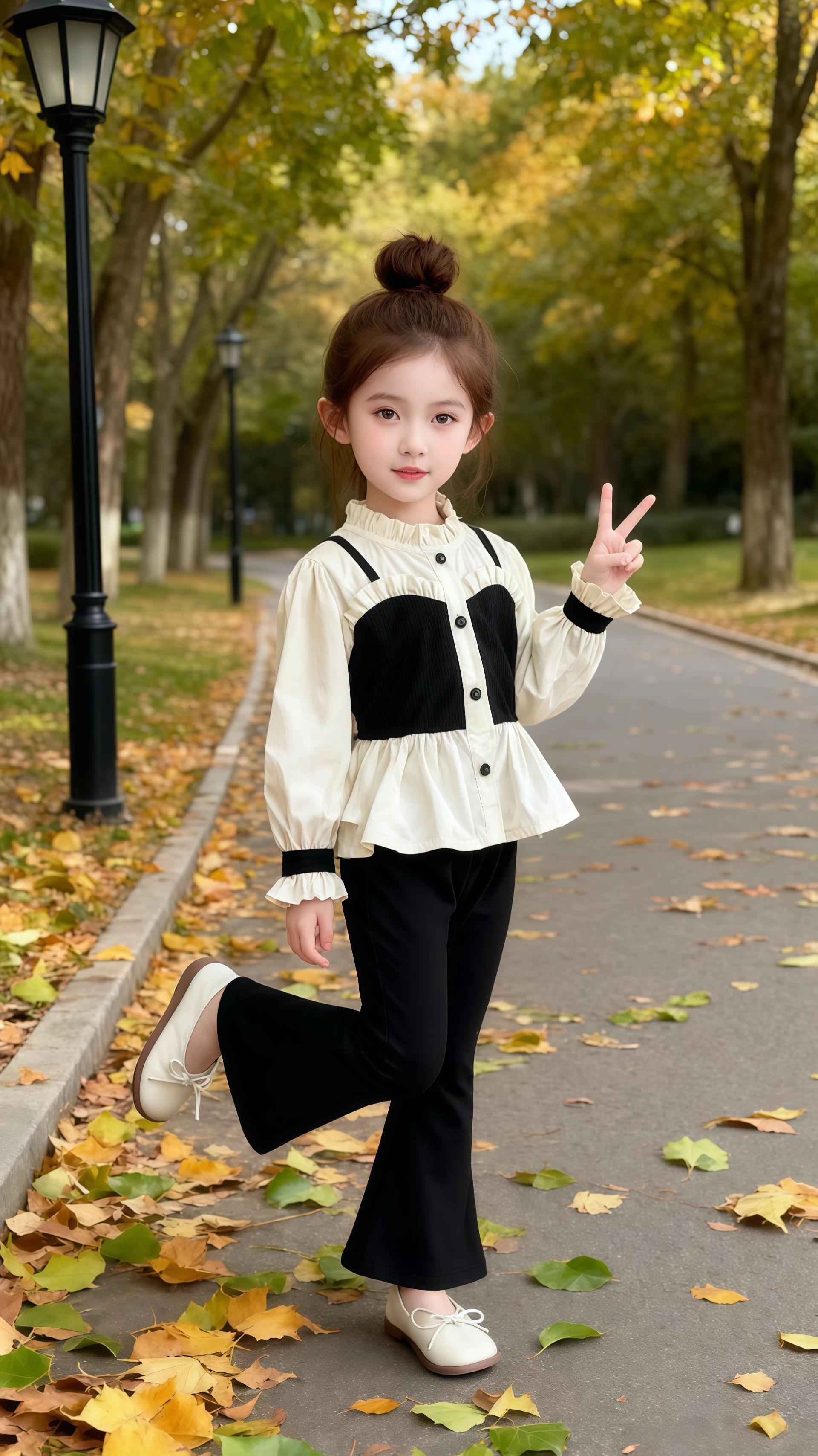 #女童初秋穿搭 #时髦精 #生女儿就是用来打扮的#韩系穿搭#不费力气的穿@抖加🔥上热门🔥dou+🔥热点宝