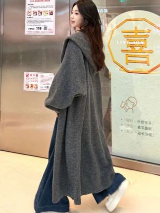 随随便便一搭就很好看的毛衣大开衫#顾茜茜#秋冬穿搭#毛衣穿搭#通勤搭配 #慵懒风穿