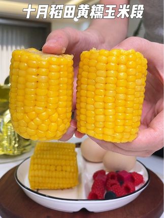 终于等到2025年头茬新玉米上市了!还是这种分段的包装,一餐一段就刚刚好,又香又糯又甜,全家都爱吃#玉米 #粗粮 #早餐吃什么 #十月稻田黄糯玉米#东北粘玉米