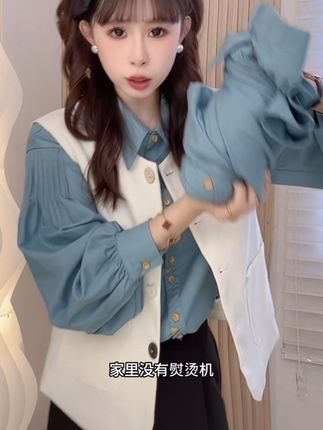 复古女长袖百搭外穿衬衫女新款爆款高档洋气百搭上衣女款时尚女装#秋季穿搭 #上衣 #女装 #衬衫 #时尚洋气