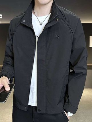 TUCANO/啄木鳥秋季新款简约夹克痞帅 休闲男外套时尚百搭立领工装#男生穿搭 #品质男装 #帅气穿搭 #潮男穿搭 #男士穿搭