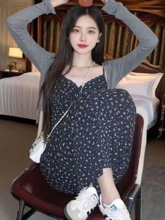 #日常分享 #同款 慵懒风针织开衫空调衫外搭披肩洋气