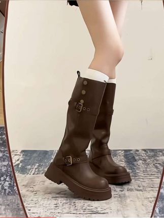 #长筒靴 #靴子 #女靴 #美拉德长筒靴#厚底长筒靴