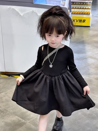 简约又高级的连衣裙,上身超级洋气#女童连衣裙 #女童裙子 #儿童连衣裙 #生女儿就是用来打扮的