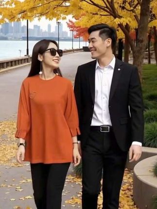 2025秋季新款,漂亮圆领高档,拼接珠子针织衫,洋气妈妈,女装毛衣衫#春秋穿搭 #女装穿搭 #面料柔软舒适 #气质女装 #谁穿谁好看