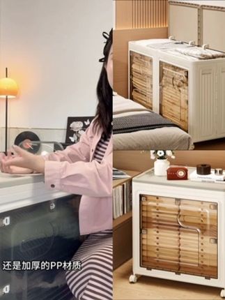 普通收纳柜装不下几件衣物,这款大容量收纳柜却能轻松装下所有换季物品#夏季 #收纳