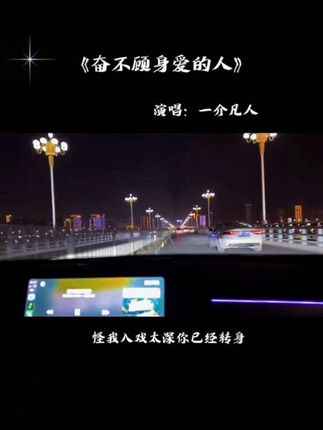 我曾奋不顾身深爱的人,成为别人的爱人......#歌曲奋不顾身爱的人