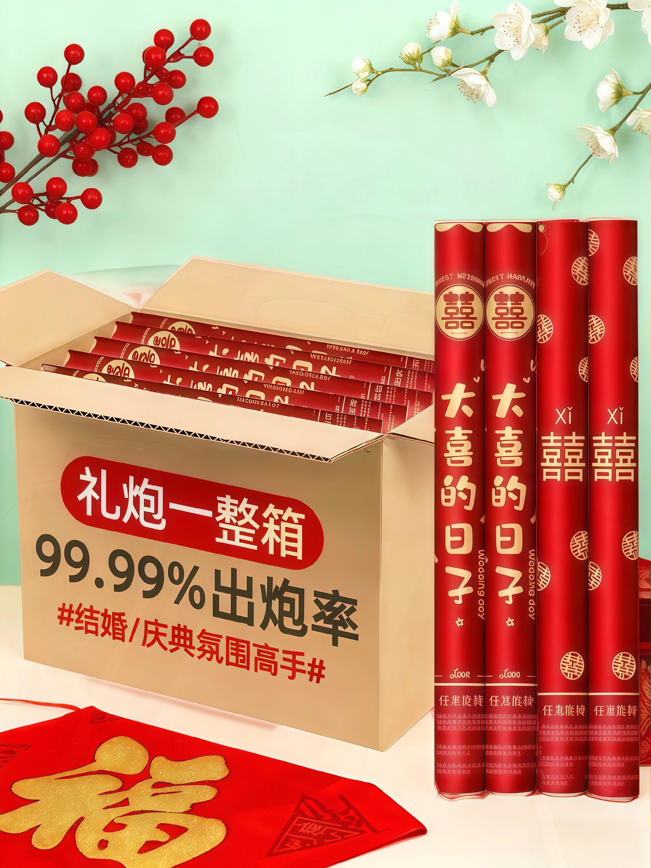 别让幸福只藏在心里,用礼炮让爱意“声”入人心!结婚礼炮炸开的不仅是绚丽彩纸,更是往后岁岁无忧的好兆头——一响敬初见倾心,二响贺携手并肩,三响愿白首不离,让每一瞬热闹,都成未来回忆里的甜。#婚婚礼炮 #吾家有囍 #喜结连理永结同心 #备婚日常 #结婚