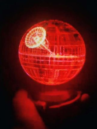 当星战粉看到这个死星时……#星球大战 #星球大战周边 #全息投影仪 #3d风扇屏 #潮玩