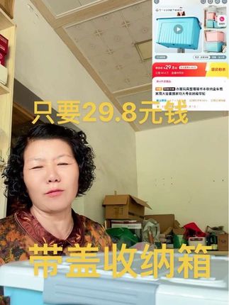点击购买这个带盖收纳箱真的超级划算可以选择。