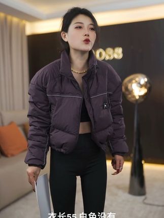 【耿老板2009#S】港风设计时尚洋气短面包服 #面包服#羽绒服#短款羽绒服#时尚羽绒服