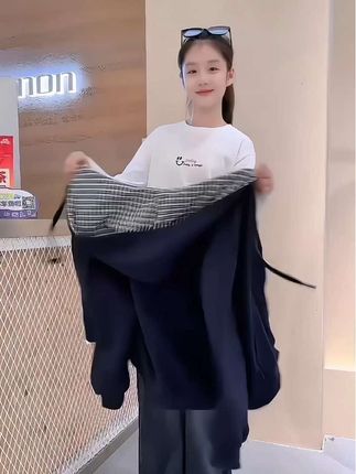 #上热门 #秋冬新款 #女童套装 #外套穿搭 #高品质童装