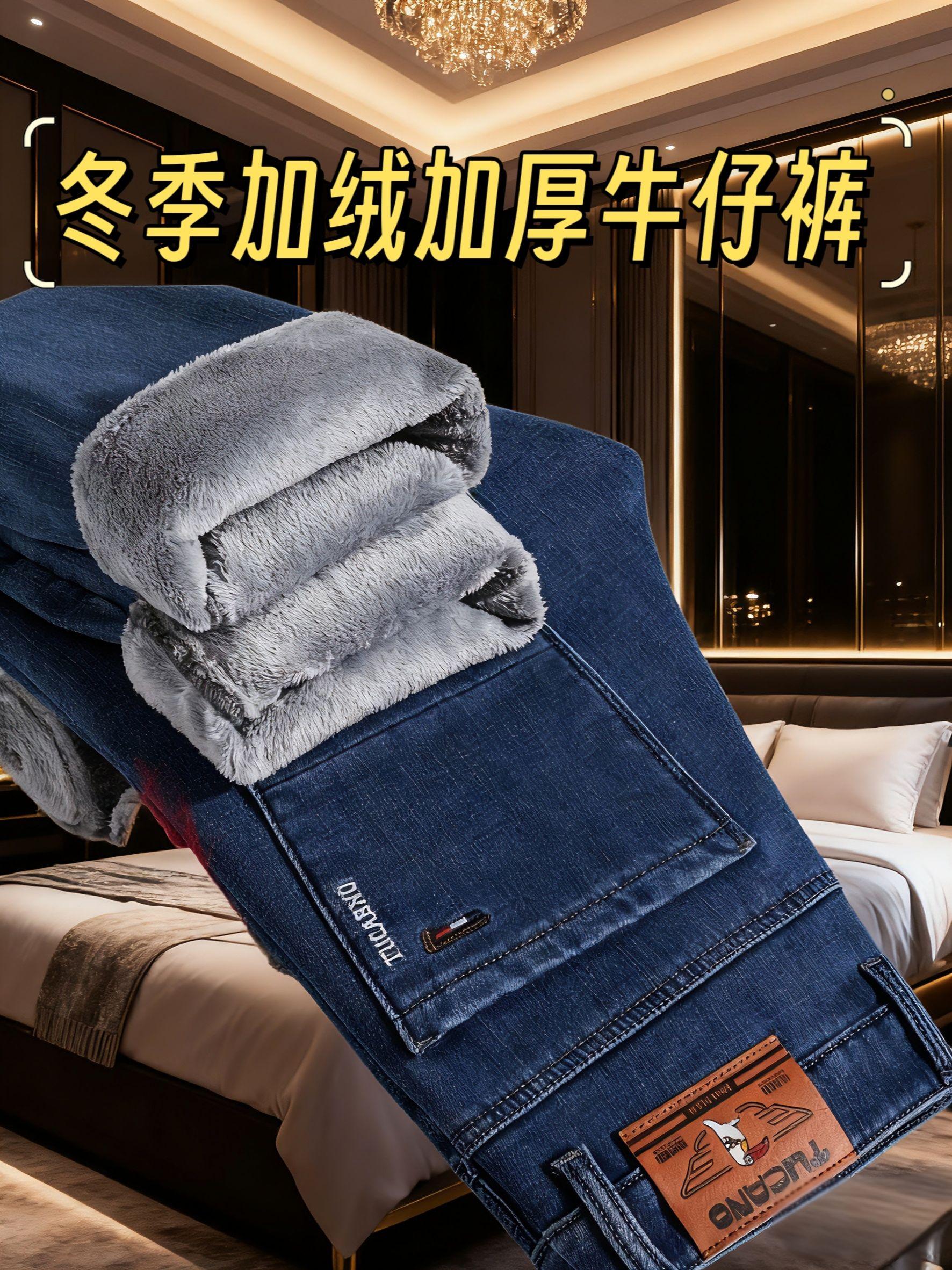 爆款来袭!啄木鸟男士加绒牛仔裤,商务休闲。文案 秋冬穿牛仔裤怕冻腿?啄木鸟新款加绒牛仔裤来解决! 高腰设计舒适不勒腰,弹力面料贴合身形,宽松版型对各种腿型都友好。内里加绒加厚,哪怕寒潮来袭,双腿也能暖乎乎。 商务场合穿它干练得体,休闲时刻穿它随性自在,是秋冬衣橱的百搭王。做工精细、质感在线,啄木鸟品质保障,这个秋冬,一条就够你时髦又保暖。 话题 #啄木鸟加绒牛仔裤 #秋冬男士穿搭 #商务休闲牛仔裤 #高腰宽松长裤 #保暖牛仔裤爆款