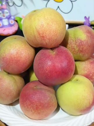 青州蜜桃 脆甜多汁 嫩脆香甜!#青州蜜桃 #水果 #新鲜采摘