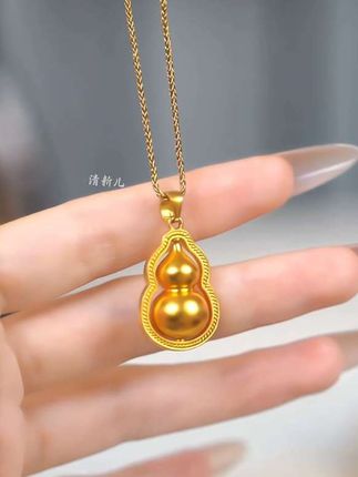 #葫芦吊坠 #黄金吊坠 #礼物推荐