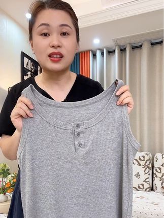#背心 #内搭外穿都好看 #大码女装 #背心穿搭 #洋气减龄