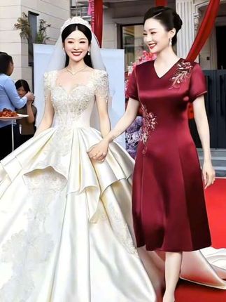 #喜婆婆喜妈妈婚宴装 #喜妈妈婚宴 #婚庆礼服 #高级感穿搭 #优雅气质