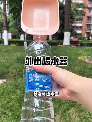 夏天毛孩子外出最怕没水喝,这个外出接水器携带方便,秒接各种矿泉水瓶,建议养宠家庭都备一个#宠物好物 #养狗经验分享 #宠物用品推荐官