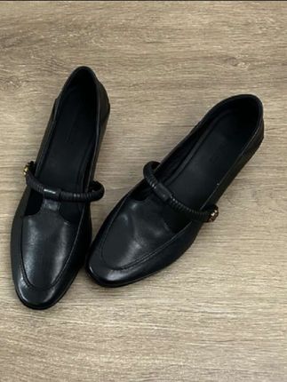 法式复古玛丽珍夏季新款黑色百搭女鞋T字带编织粗跟通勤圆单鞋#玛丽珍单鞋#软底软面#上脚舒适