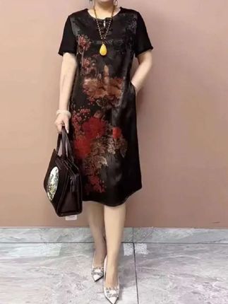 #中老年连衣裙#中老年女装 #连衣裙#气质穿搭#妈妈装 #面料柔软舒适 #暑假出游穿搭 @巨量千川