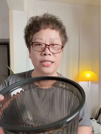 家用透明轻奢客厅大号卧室厨房卫生间亚克力压圈垃圾桶#垃圾桶#结实耐用#居家好物#大号垃圾桶#超便宜超划算