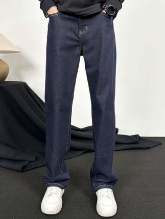 春夏原色牛仔裤百搭休闲宽松直筒窄版牛仔裤莱赛尔柔软舒适男装 #时尚潮流穿搭 #显高显瘦显腿长 #穿出大长腿 #品质男装 #男士穿搭