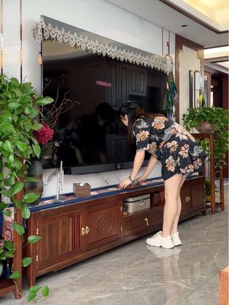 敦煌福兽连年桌旗茶席| 兽纹衔福,锦缎藏光,福兽连年,点亮国潮~#新中式 #桌旗 #茶席 #敦煌壁画 #国潮色
