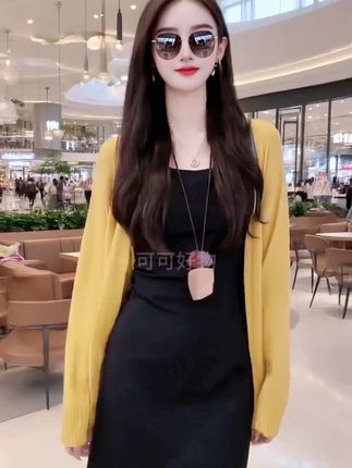 #高级感穿搭 #时尚气质穿搭 #春秋穿搭 #针织开衫 #开衫外套