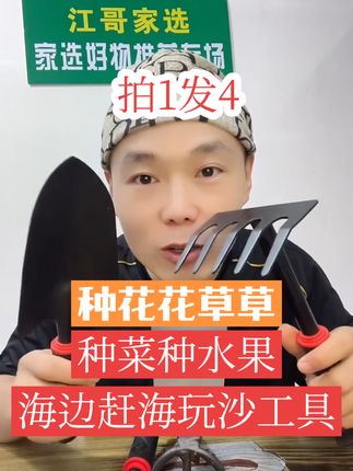 家里有小孩和退休人员的注意了,这套工具/玩具一定要抢一套。#赶海工具 #玩沙子玩具 #养花工具 #种菜工具 #江哥家选