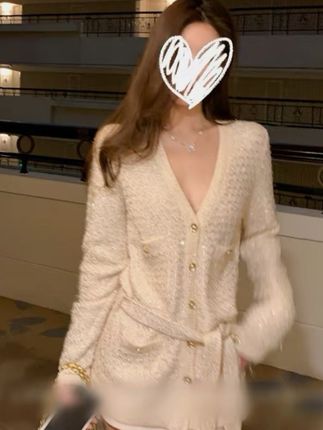 【爱丁堡秋天】小香风长袖针织外套女秋冬百搭休闲开衫上衣0#小香风外套#针织外套#秋季开衫#百搭休闲#长袖上衣