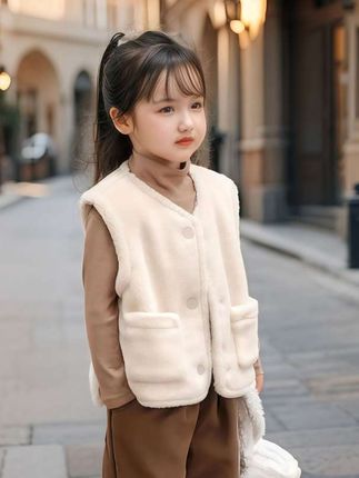 #女童穿搭#女童马甲#童装#骗你生女儿 #生女儿就要这样穿