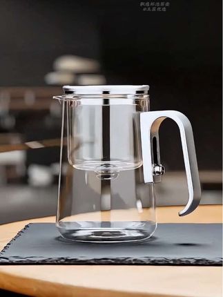 飘逸杯泡茶壶单壶一键过滤茶水分离杯 家用办公室高档玻璃茶具套装 高端#飘逸杯 泡茶壶全玻璃内胆耐热磁吸旋转过滤冲茶器办公室茶具#茶具好物推荐 #茶水分离杯 #玻璃茶具#泡茶壶