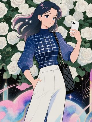 【法式甜心狙击|格纹蝴蝶结套装解锁秋日油画少女感】✨ 当维希格纹遇见立体花苞裙,这套衬衫套装直接把法式甜妹buff叠满!减龄V领拼接灵动蝴蝶结,高腰剪裁束出盈盈一握的腰线,下摆绽放的花苞裙摆藏住大腿肉肉,走路时仿佛从法国老电影里走出的田园少女。搭配玛丽珍鞋是复古甜心,混搭牛仔靴瞬间变身俏皮小野猫~ 💫少女感心机细节: ✅ 格纹色系温柔显白,黄皮穿出通透感 ✅ 花苞裙内置内衬防走光,旋转时裙摆弧度完美 ✅ 衬衫面料柔韧不易皱,蝴蝶结固定处暗藏按扣防散落 #法式甜美天花板 #格纹套装的正确打开方式 #秋日减龄神器 #花苞裙穿搭 #油画感穿搭 ✨点击解锁「塞纳河左岸的甜氧氛围」,用一套穿搭实现从教室到约会的完美跨界!