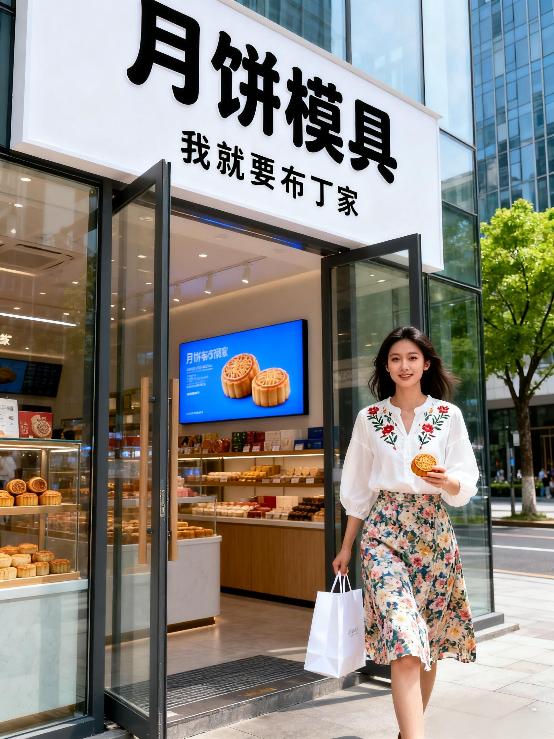 25年新款中国风月饼模具花好月圆合家团圆月饼模具75家用手压式#每日分享 #月饼 #打开美好生活