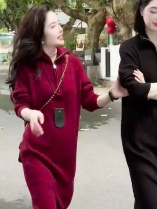 #针织连衣裙#时尚穿搭 #穿出自己的风格 #穿出高级感 #今日分享