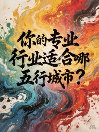 你的专业和行业,适合哪个五行城市? #专业选城市 #五行行业 #毕业求职 #城市五行 #北上广深杭蓉
