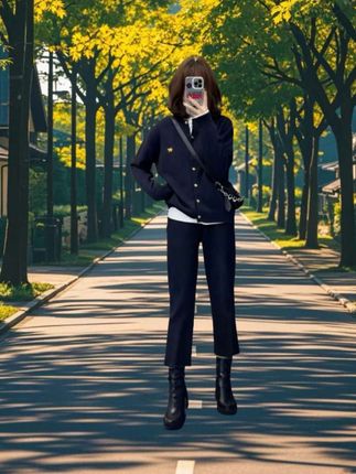 羊毛开衫女网红时尚外套气质休闲小香风上衣百搭圆领打底针织毛衣