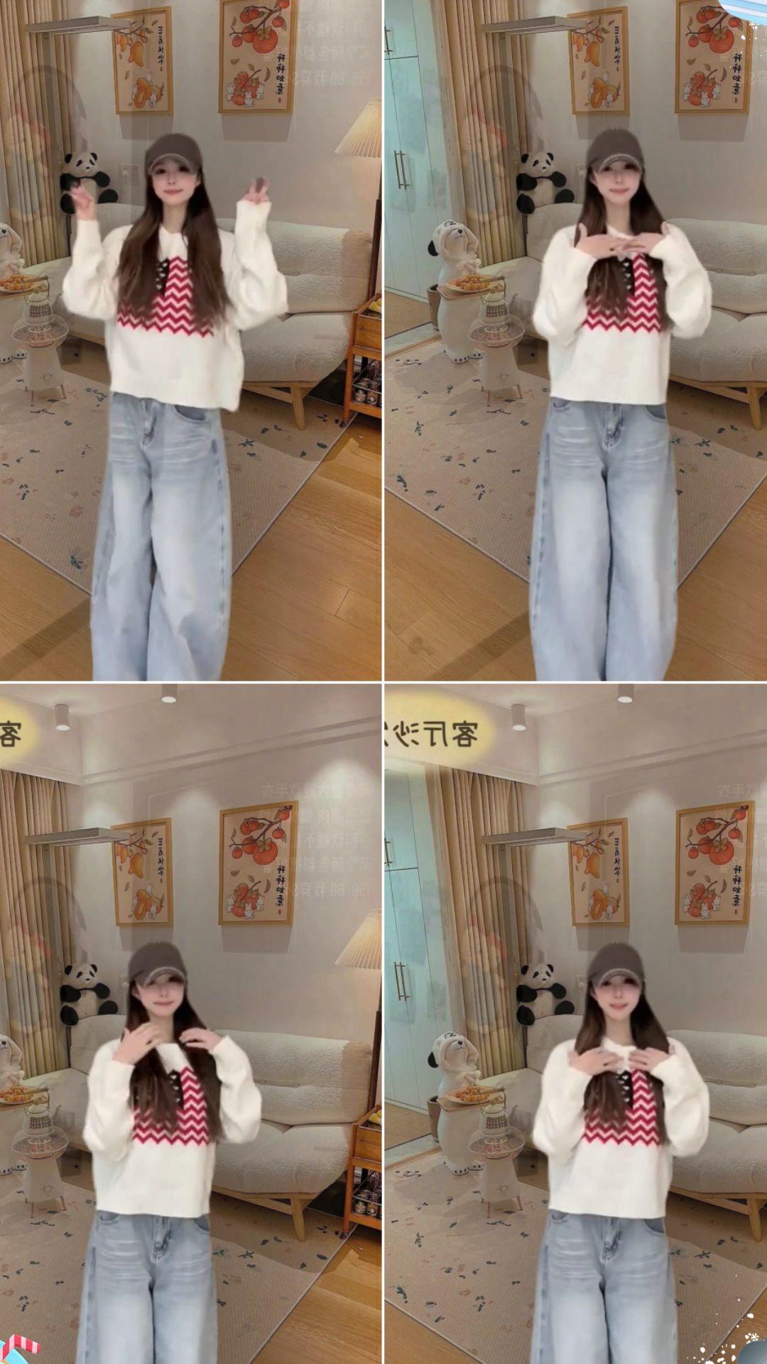 #韩搭 #美式复古穿搭 #毛衣 #美式毛衣 #简约穿搭