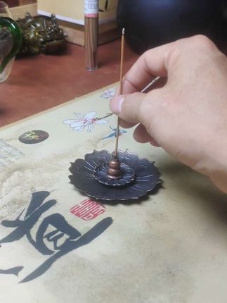 葫芦香插香炉配件线香塔香香托莲花香插香盘#香插#香炉 #香插摆件