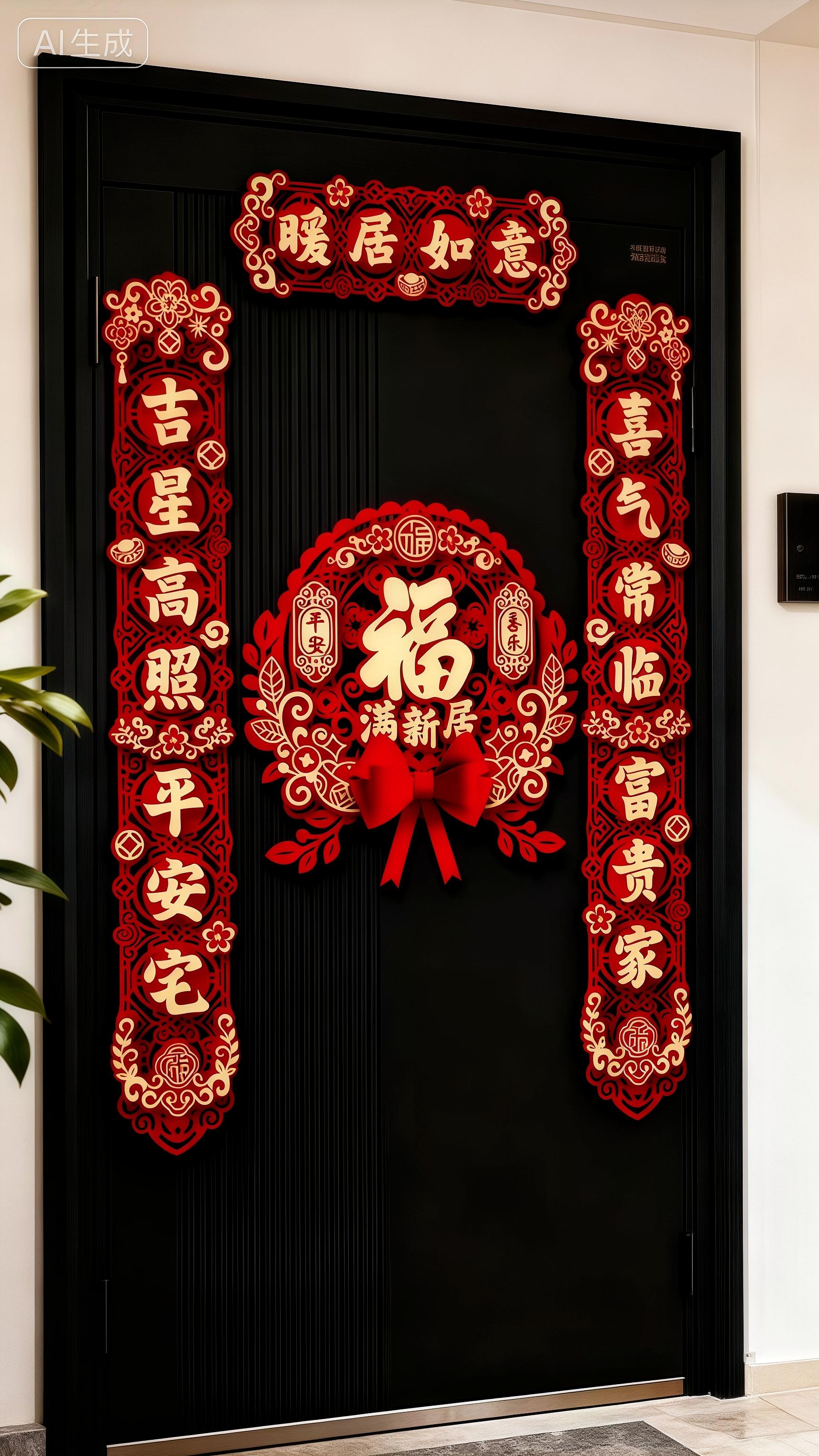 乔迁新居磁吸对联。#乔迁之喜 #磁吸对联 #乔迁之喜大吉大利 #好物推荐 #在抖音入手的好东西