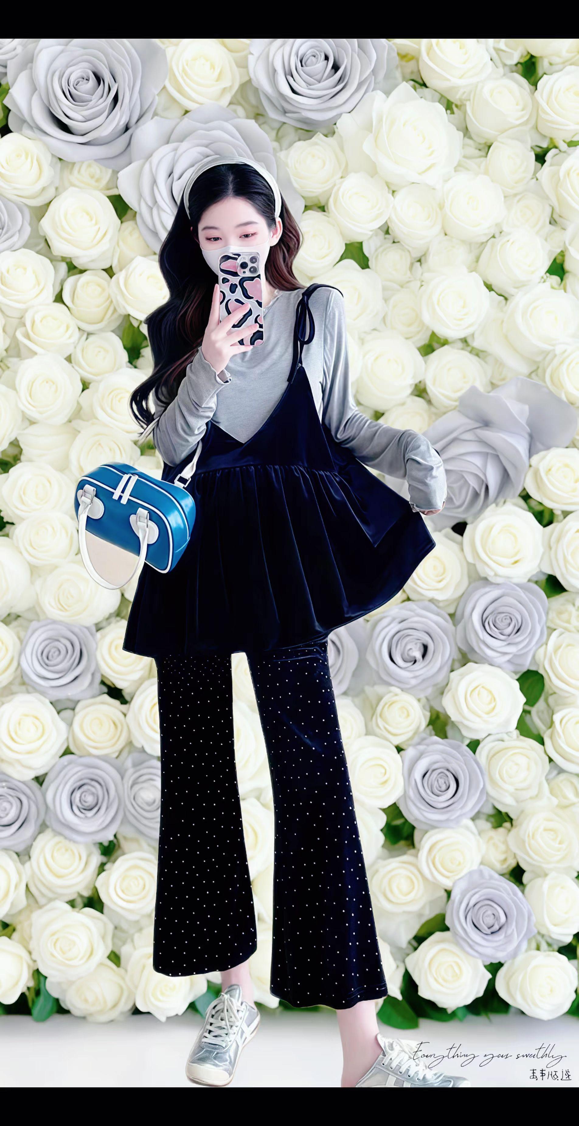 孕期穿搭。#时尚孕妇装 #一个身体两个心跳 #怀孕 #怀孕衣服 #孕妇装